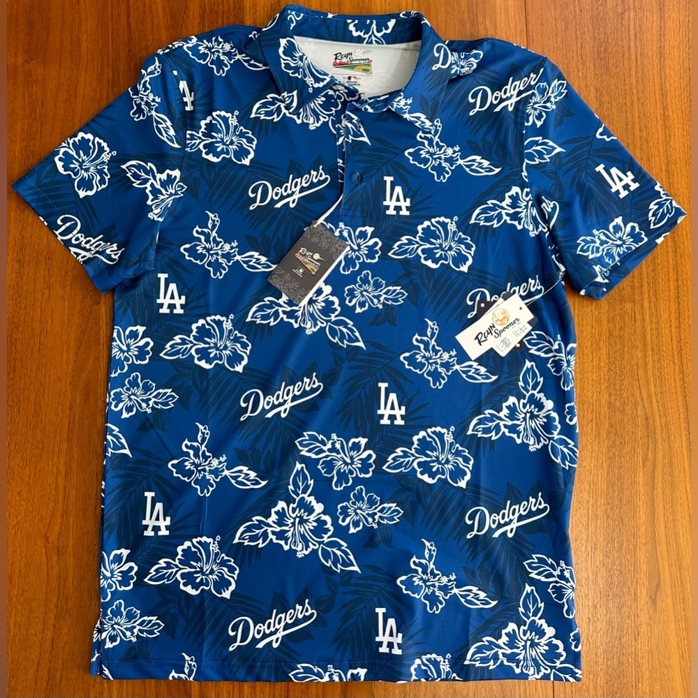 Reyn Spooner LOS ANGELES DODGERS PUA PERFORMANCE POLO Men’s Size Small